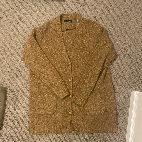 Marled Cashmere Grandpa Cardigan 